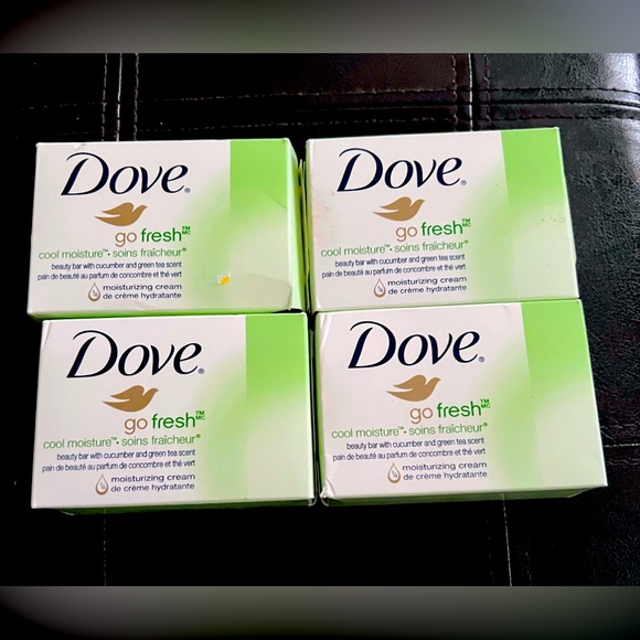 DOVE GO FRESH MOISTURIZING BEAUTY BAR 4oz CUCUMBER AND GREEN TEA SCENT (4) - Picture 1 of 3